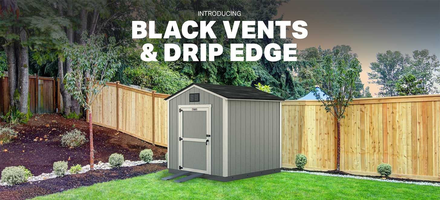 New Black Hardware from Tuff Shed