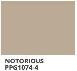Notorious PPG Paint Card