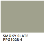 Smoky slate ppg paint card