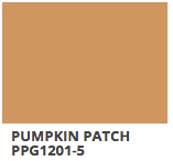 Pumpkin Patch ppg paint card