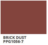 Brick Dust PPG Paint card