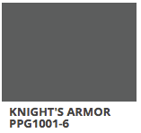 Knights Armor PPG Paint Color