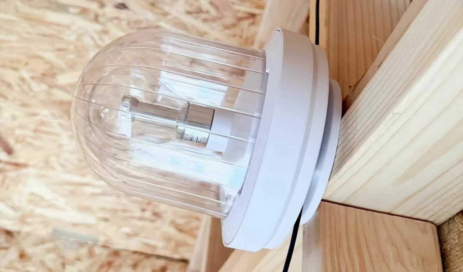 Solar powered interior shed light