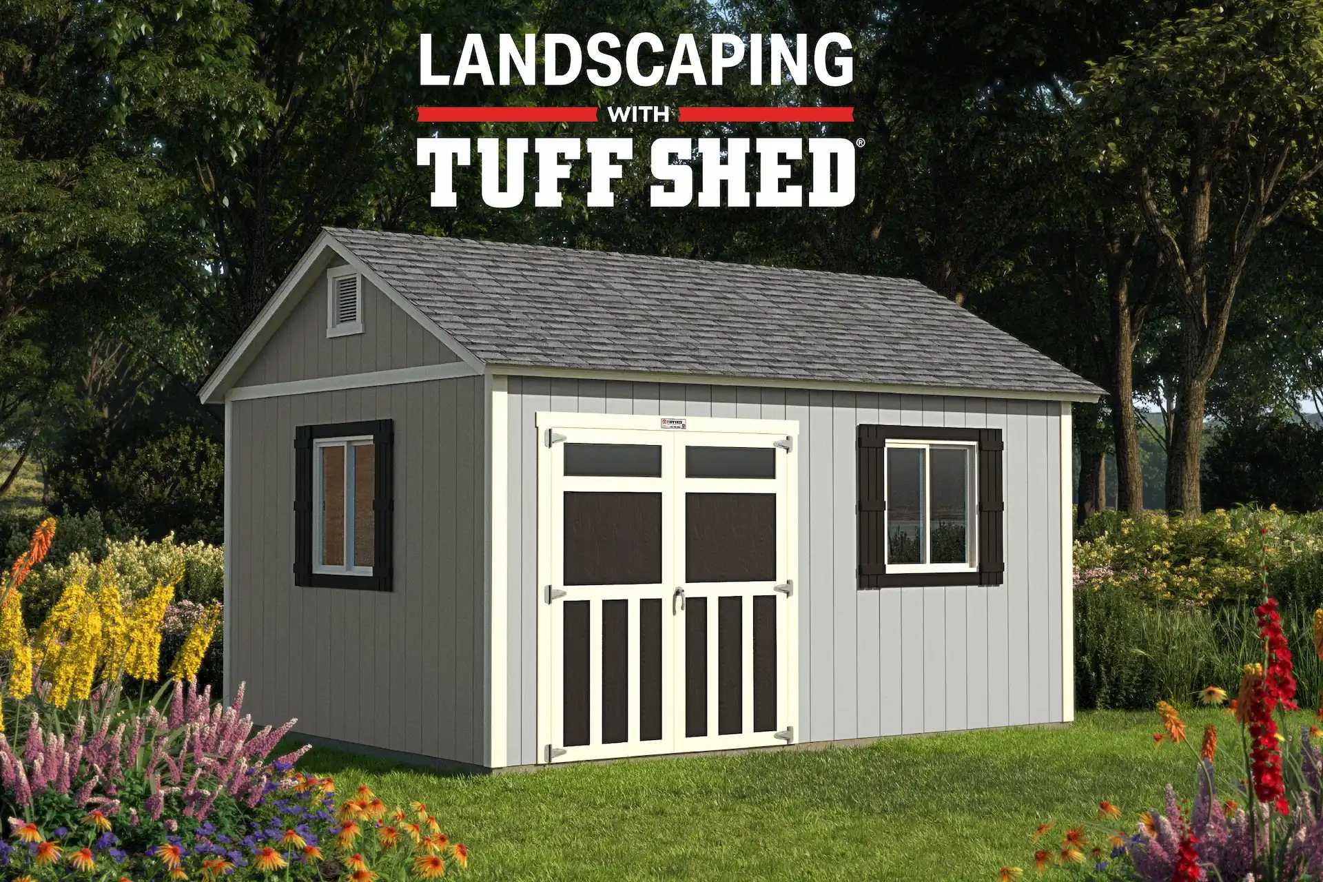 Landscaping with Tuff Shed hero