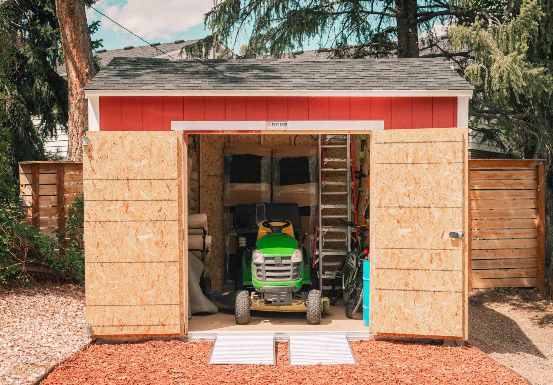 A TR-700 for gardening and workshop storage.