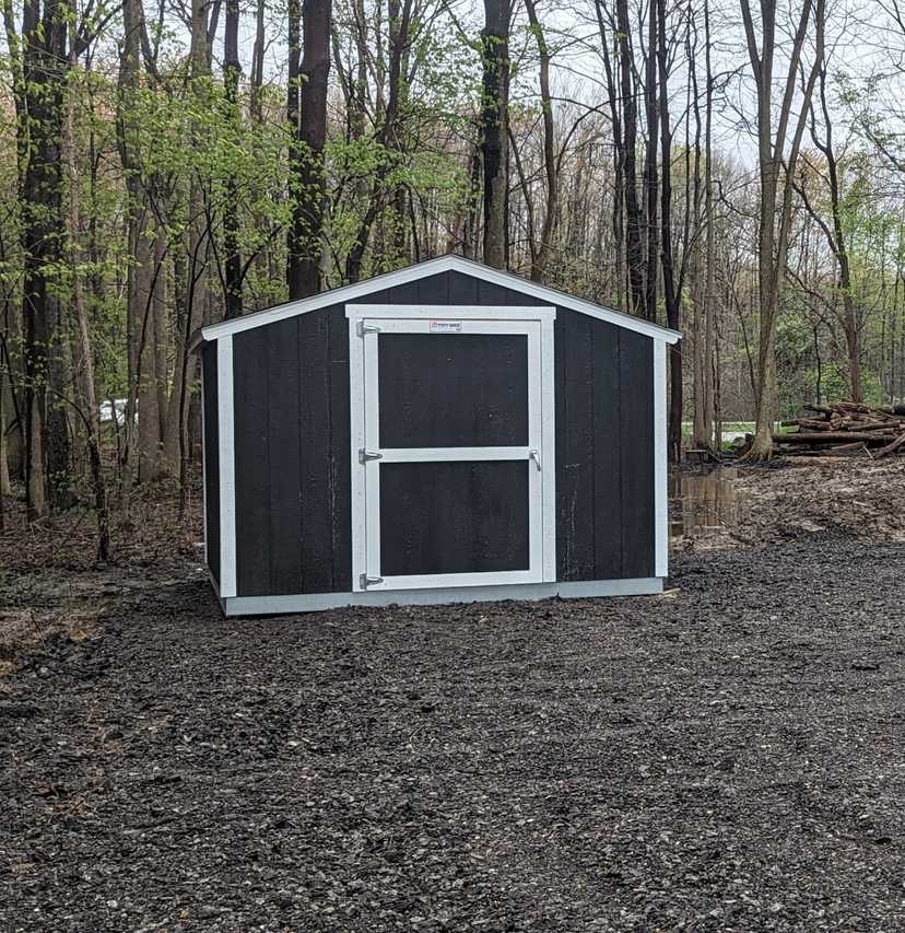 Tuff shed being built