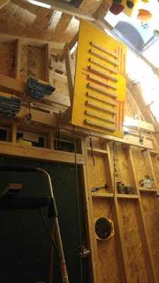 A removable campus board Indoor removeable campus climbing board